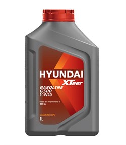 Hyundai Xteer Gasoline G500 Масло моторное полусинтетич. 10W-40  1л   1011044 - фото 545662