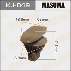 Masuma Kj-849 Клипса - фото 546581