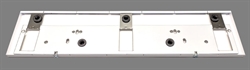 Torinoauto Рамка под номерной знак гибкая  нержавеющая сталь  белая - фото 551639