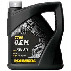 Mannol O.e.m. 7709 5W30 Масло моторное синтетич. TOYOTA,LEXUS  4л - фото 552255