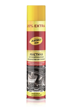 Astrohim Ac-4901 Мастика резино-битумная  аэрозоль  1000мл - фото 552797