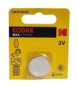 Kodak Max Lithium Cr2016 Батарейка  1шт   37421 - фото 555458