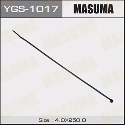 Masuma Хомут пластиковый 4x250мм  черный   ygs-1017 - фото 555651