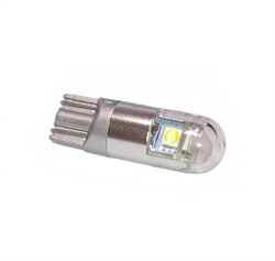 Myx Лампа светодиодная  T10/W5W, 3SMD galss, 12-24V, bipolar   myx020103a 15822 - фото 557009