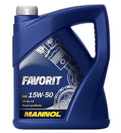 Mannol Favorit 15W50 Масло моторное полусинтетическое  5л   fv50540 2893 - фото 557317