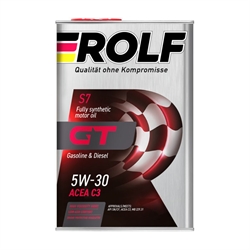 Rolf Gt 5W30 Масло моторное синтетическое  API SN/CF, C3   4л   322228 - фото 557332