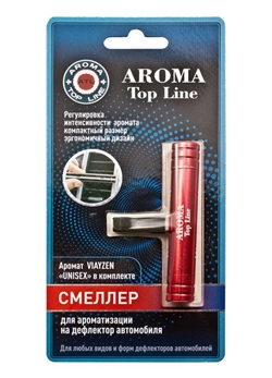 Aroma Topline Освежитель салона смеллер  красный 37392 - фото 557504