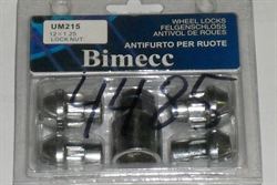 Bimecc Гайка колеса  секретка  12x1.25 конус  60°  к-т  UM215 4485 - фото 557995