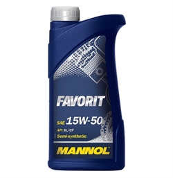 Mannol Favorit 15W50 Масло моторное полусинтетическое  1л   fv10546 - фото 558131