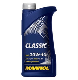 Mannol Classic 10W40 Масло моторное полусинтетическое  1л   cl10120 5354 - фото 558132