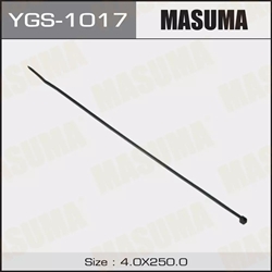 Masuma Хомут пластиковый 4x250мм  черный   ygs-1017 37636 - фото 559436