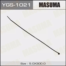 Masuma Хомут пластиковый 5x300мм  черный   ygs-1021 37640 - фото 559440