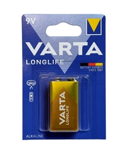 Varta Longlife Батарейка крона  1шт 37934 - фото 561396