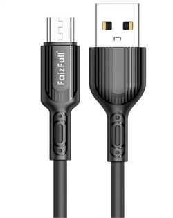 Faizfull Fr78 V8 Кабель USB - micro USB  1м, 5A   fr78 v8 black 38069 - фото 561656