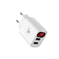Faizfull Fc84 СЗУ с экраном  2 USB, 2.4A 38064 - фото 563133