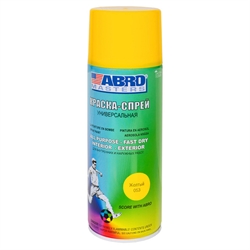 Abro Sp-053 Краска аэрозольная желтая  473мл 32757 - фото 567983