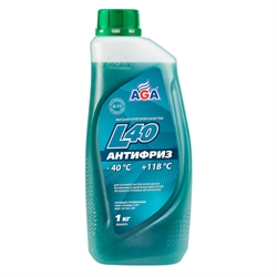 Aga-l40 Антифриз сине-зеленый -40°  1л   aga007l 38475 - фото 571927