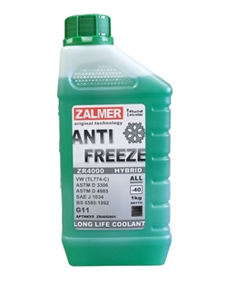 Zalmer Zr4000 Антифриз зеленый G11  -40°C   1кг   zr40g001 35736 - фото 574001