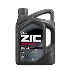 Zic X7 Diesel 10W40 Масло моторное синтетическое  4л   162607 36085