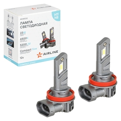 Airline Compact Лампа светодиодная  H11/H8, 23W, 12V, 6500K  2шт   aear232 17201 - фото 576964