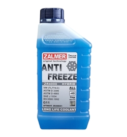Zalmer Zr4000 Антифриз синий G11  -40°C   1кг   zr40b001 35740