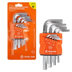 Airline Набор шестигранных ключей коротких  9 пр.   at-9-20 40136