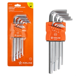 Airline Набор шестигранных ключей  9 предметов   at-9-19 40158