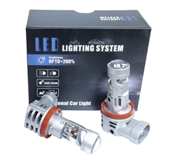 Myx L7 Лампа светодиодная мини линзы  H11, 30W, 12-18V,6000K  2шт   myx01l711 17207