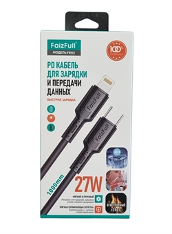 Faizfull Кабель USB Type-C - Lightning  1м, 27W   fr82 pd 40814