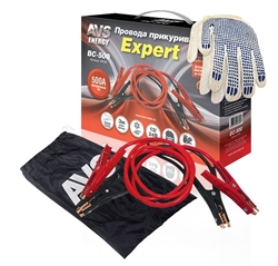 Avs Expert Кабель стартовый с клеммой-зажимом  2шт   500A, 3м   43726 40928