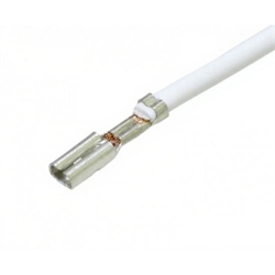 Маяк Клемма электрическая мама  2.8мм  с проводом  мгуп-28-бел 40885