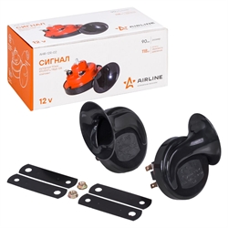 Airline Сигнал звуковой  12V, 118dB, 90мм  2шт   ahr-12r-02 40947