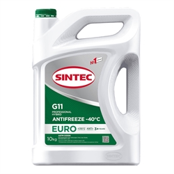 Sintec Euro Антифриз зеленый G11  10кг   990571 33809