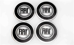 Эмблема на диски и колпаки FIAT  60 мм   к-т 4 шт - фото 65999