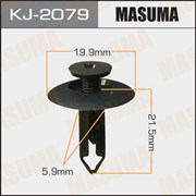 Masuma Kj-2079 Клипса
