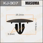 Masuma Kj-307 Клипса