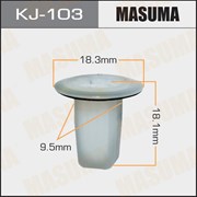 Masuma Kj-103 Клипса