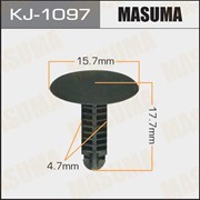 Masuma Kj-1097 Клипса
