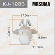 Masuma Kj-1236 Клипса