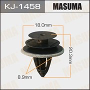 Masuma Kj-1458 Клипса