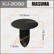 Masuma Kj-2092 Клипса