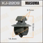 Masuma Kj-2209 Клипса