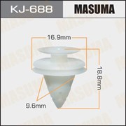 Masuma Kj-688 Клипса