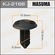 Masuma Kj-2168 Клипса