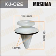 Masuma Kj-822 Клипса