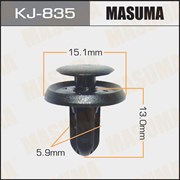 Masuma Kj-835 Клипса