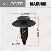 Masuma Kj-2070 Клипса