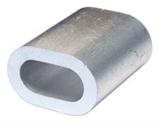 Зажим для стальных канатов алюминиевый  D=10мм