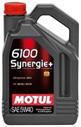 Motul 6100 Synergie+/syn-nergy 5W40 Масло моторное синтетич.  4л   106020