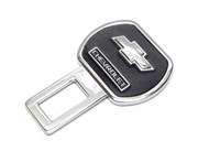 Заглушка ремня безопасности CHEVROLET  черная   1шт